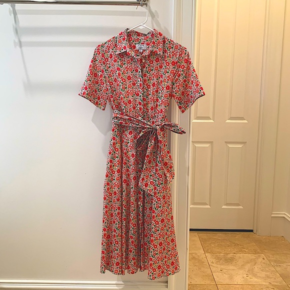 0P J. Crew x Liberty Danjo Belted Shirtdress - Picture 4 of 10